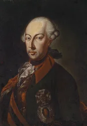 Keizer Jozef II in het uniform van het Chevauxleger Regiment Nr 1
